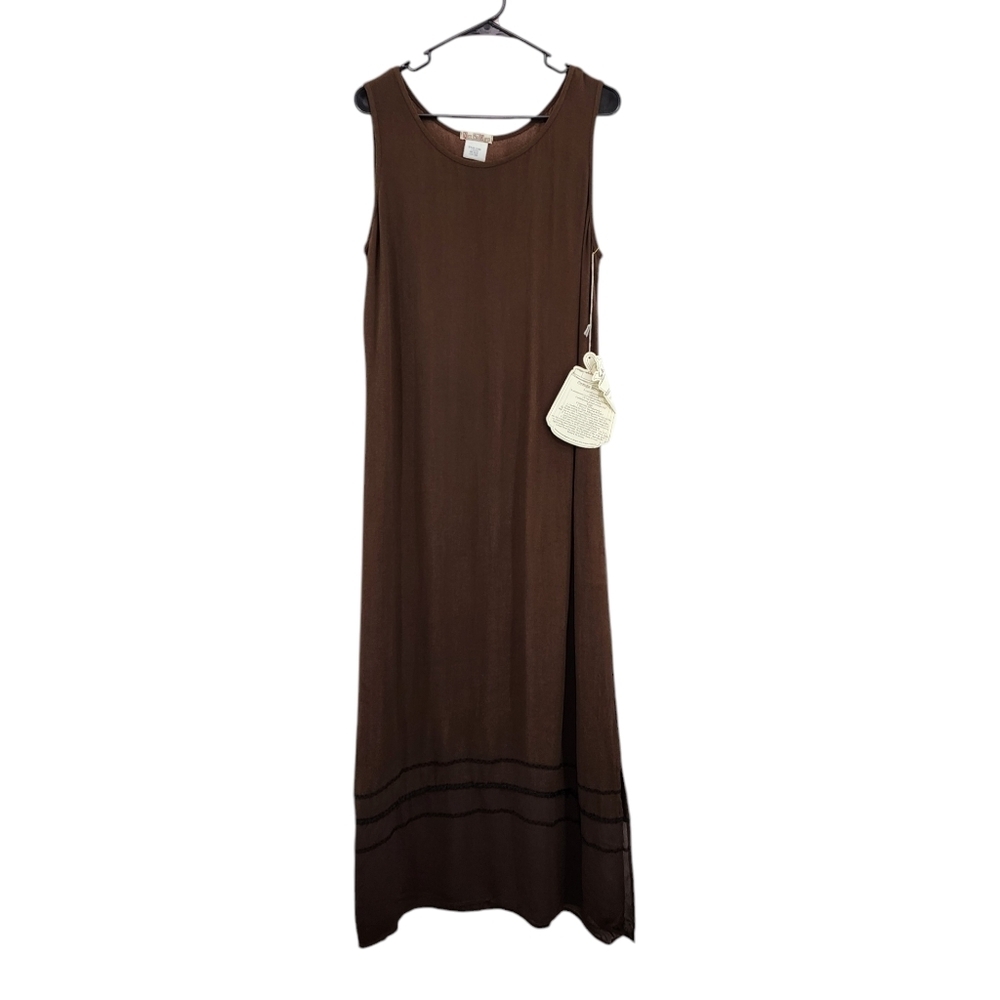 Neil & David Women's Rayon Bemberg Vintage Maxi Dress - L